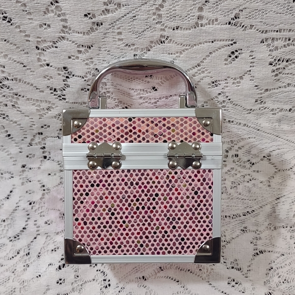 4" x 5" Pink Sequin Caboodle's Box - Picture 9 of 9